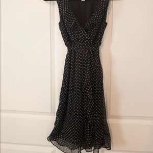 Polka dot maternity dress